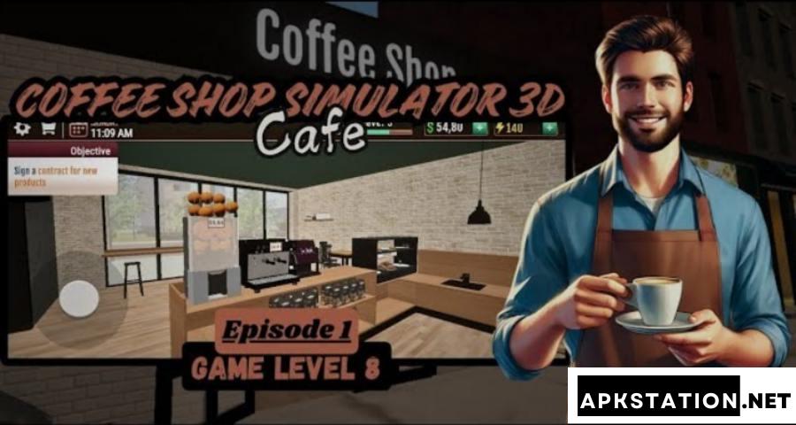 Coffee Shop Simulator 3D Cafe